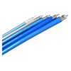 RG402 semi rigid coax cable assembly with blue jacket 20cm